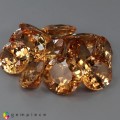 Natural Hessonite garnet 65.77 Carats Brass Yellow Oval Mixed Lot Loose Gemstone - Image 5
