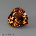 Natural Tourmaline 25.29 Carats Orange Pink Heart  18x12 mm Loose Gemstone - Image 2