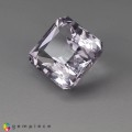 Natural Apatite 6.18 Carats Very Light Purple Emerald Cut 11x10 mm Loose Gemstone - Image 2