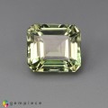 Natural Amblygonite 2.57 Carats Yellowish Green Emerald Cut 8x7 mm Loose Gemstone - Image 6