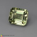 Natural Amblygonite 2.57 Carats Yellowish Green Emerald Cut 8x7 mm Loose Gemstone - Image 2
