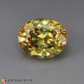 Natural Sphalerite 5.01 Carats Canary Yellow Orange Oval 10x9 mm Loose Gemstone - Image 1