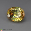Natural Sphalerite 5.01 Carats Canary Yellow Orange Oval 10x9 mm Loose Gemstone - Image 2