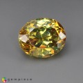 Natural Sphalerite 5.01 Carats Canary Yellow Orange Oval 10x9 mm Loose Gemstone - Image 6