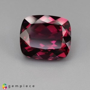 rhodolite garnet  7.24cts - 12x10mm