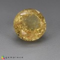 Natural Danburite 3.38 Carats Yellow Round 10x6 mm Loose Gemstone - Image 7