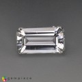 Natural Montebrasite 2.84 Carats White Emerald Cut 11x6 mm Loose Gemstone - Image 1