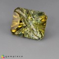 Natural Tourmaline 5.93 Carats Honey Yellow Fancy  12x10 mm Loose Gemstone - Image 2