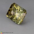Natural Tourmaline 5.93 Carats Honey Yellow Fancy  12x10 mm Loose Gemstone - Image 3