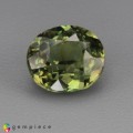 Natural Demantoid garnet 1.36 Carats Green Oval 7x6 mm Loose Gemstone - Image 1