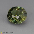 Natural Demantoid garnet 1.36 Carats Green Oval 7x6 mm Loose Gemstone - Image 2