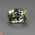 Natural Amblygonite 1.23 Carats Yellowish Green Oval 8x6 mm Loose Gemstone - Image 1