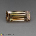 Natural Zircon 7.77 Carats Cognac Baguette 16x7 mm Loose Gemstone - Image 1