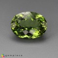 Natural Peridot 3.66 Carats Parrot Green Oval 11x9 mm Loose Gemstone - Image 1
