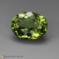 Natural Peridot 3.66 Carats Parrot Green Oval 11x9 mm Loose Gemstone - Image 2