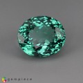Natural Apatite 4.04 Carats Paraiba Green Oval 11x9 mm Loose Gemstone - Image 1