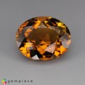 Natural Tourmaline 3.52 Carats Honey Yellow Oval 11x9 mm Loose Gemstone - Image 1