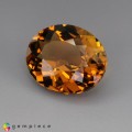 Natural Tourmaline 3.52 Carats Honey Yellow Oval 11x9 mm Loose Gemstone - Image 3