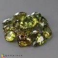 Natural Sphene 35.71 Carats Green to Red Sparks Mixed Mixed Lot Loose Gemstone - Image 5