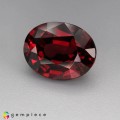 Natural Pyrope garnet 5.23 Carats Red  Oval 12x9 mm Loose Gemstone - Image 2