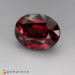 pyrope garnet  5.23cts - 12x9mm pyrope garnet  5.23cts - 12x9mm
