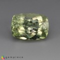 Natural Amblygonite 4.38 Carats Yellowish Green Cushion 12x8 mm Loose Gemstone - Image 1