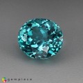 Natural Apatite 1.91 Carats Paraiba Blue Oval 8x7 mm Loose Gemstone - Image 2
