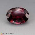 Natural Rhodolite garnet 4.73 Carats Purplish Pink Oval 12x9 mm Loose Gemstone - Image 1