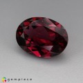 Natural Rhodolite garnet 4.73 Carats Purplish Pink Oval 12x9 mm Loose Gemstone - Image 2