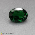 Natural Tsavorite garnet 0.39 Carats Chrome Green Oval 5x4 mm Loose Gemstone - Image 1