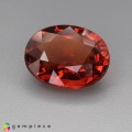 Natural Spessartite garnet 3.32 Carats Fire Orange Oval 10x8 mm Loose Gemstone - Image 2