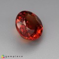 Natural Spessartite garnet 3.32 Carats Fire Orange Oval 10x8 mm Loose Gemstone - Image 5