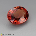 Natural Spessartite garnet 3.32 Carats Fire Orange Oval 10x8 mm Loose Gemstone - Image 6
