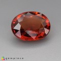 Natural Spessartite garnet 3.32 Carats Fire Orange Oval 10x8 mm Loose Gemstone - Image 7