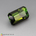Natural Tourmaline 3.24 Carats Honey Green Emerald 10x6 mm Loose Gemstone - Image 4