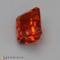 Natural Fire opal 1.89 Carats Fire Orange Emerald Cut 9x7 mm Loose Gemstone - Image 3