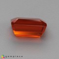 Natural Fire opal 1.89 Carats Fire Orange Emerald Cut 9x7 mm Loose Gemstone - Image 4