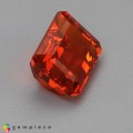 Natural Fire opal 1.89 Carats Fire Orange Emerald Cut 9x7 mm Loose Gemstone - Image 1
