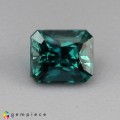 Natural Grandidierite 0.30 Carats Blue Green Emerald Cut 4x3 mm Loose Gemstone - Image 1