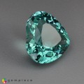 Natural Apatite 1.72 Carats Paraiba Green Heart  8x7 mm Loose Gemstone - Image 5