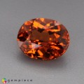 Natural Spessartite garnet 2.02 Carats Fanta Orange Oval 8x7 mm Loose Gemstone - Image 7