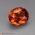 Natural Spessartite garnet 2.02 Carats Fanta Orange Oval 8x7 mm Loose Gemstone - Image 5