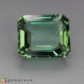 Natural Tourmaline 2.81 Carats Fine Green Emerald Cut 8x7 mm Loose Gemstone - Image 3