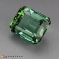 Natural Tourmaline 2.81 Carats Fine Green Emerald Cut 8x7 mm Loose Gemstone - Image 2