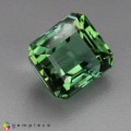 Natural Tourmaline 2.81 Carats Fine Green Emerald Cut 8x7 mm Loose Gemstone - Image 1