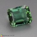 Natural Tourmaline 2.81 Carats Fine Green Emerald Cut 8x7 mm Loose Gemstone - Image 6
