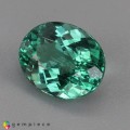 Natural Apatite 2.81 Carats Paraiba Green Oval 10x8 mm Loose Gemstone - Image 3