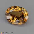 Natural Zircon 6.20 Carats Imperial Yellow Oval 12x10 mm Loose Gemstone - Image 2