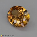 Natural Zircon 6.20 Carats Imperial Yellow Oval 12x10 mm Loose Gemstone - Image 3