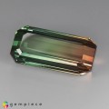 Natural Watermelon tourmaline 71.83 Carats Pink to Green  Emerald Cut 34x17 mm Loose Gemstone - Image 2